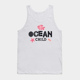 Ocean Child | T Shirt Design Tank Top